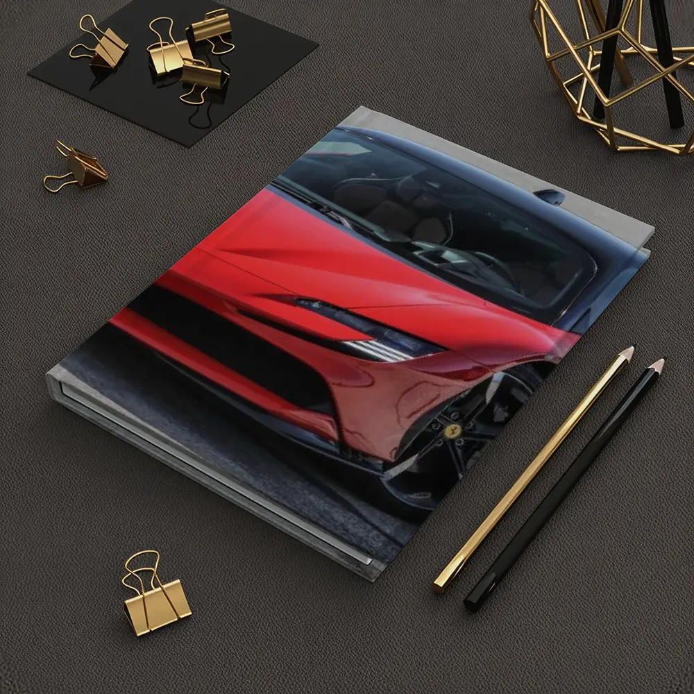 Ferrari SF90 Stradale Red on Track – Notebooks