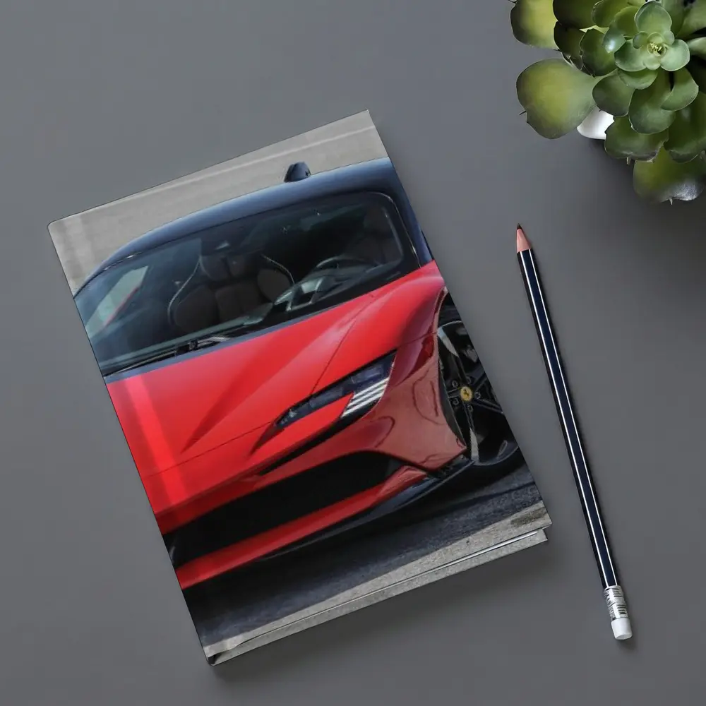 Ferrari SF90 Stradale Red on Track – Notebooks