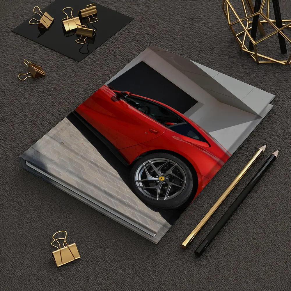 Ferrari 812 Superfast Red Outdoor Showroom – Notebooks