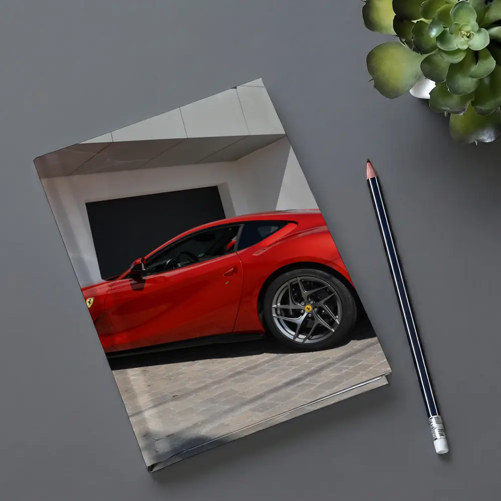 Ferrari 812 Superfast Red Outdoor Showroom – Notebooks