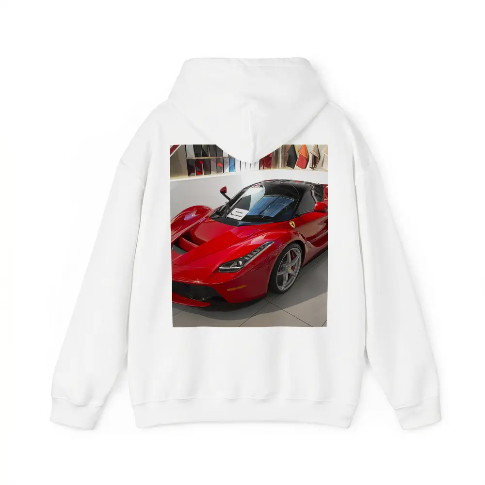 Ferrari LaFerrari Red Supercar Showroom Display – Hoodies