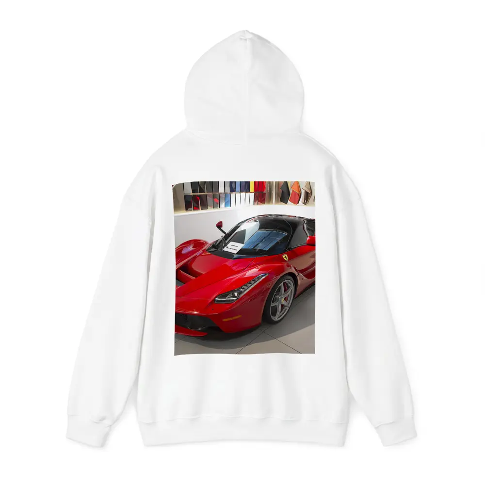 Ferrari LaFerrari Red Supercar Showroom Display – Hoodies