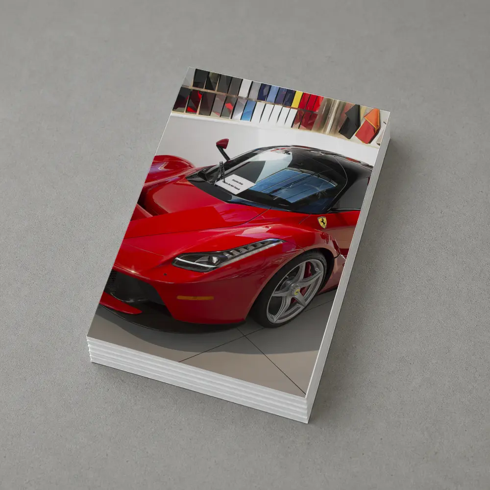 Ferrari LaFerrari Red Supercar Showroom Display – Postcards