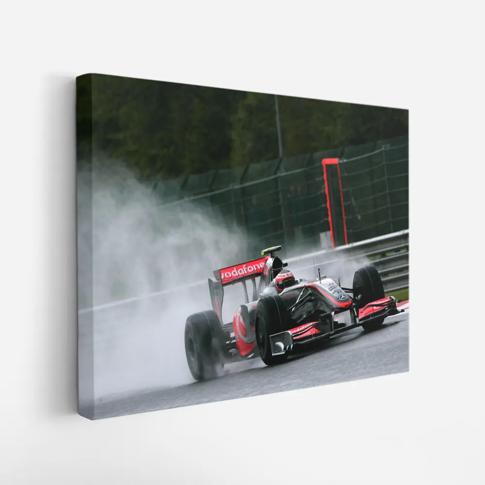 McLaren MP4 Formula One Wet Race Track