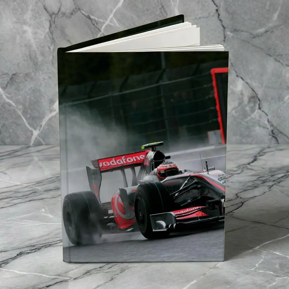 McLaren MP4 Formula One Wet Race Track – Notebooks