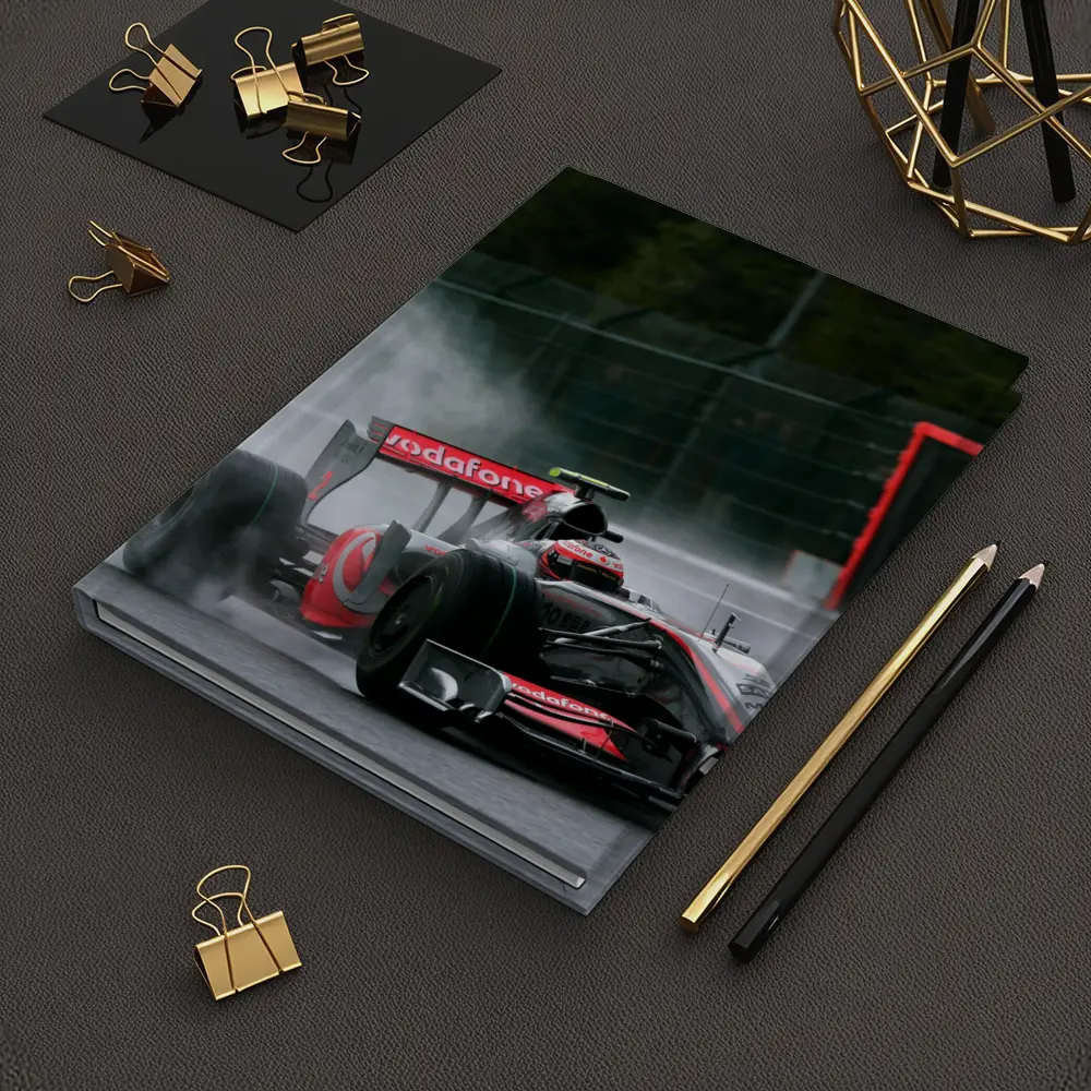 McLaren MP4 Formula One Wet Race Track – Notebooks