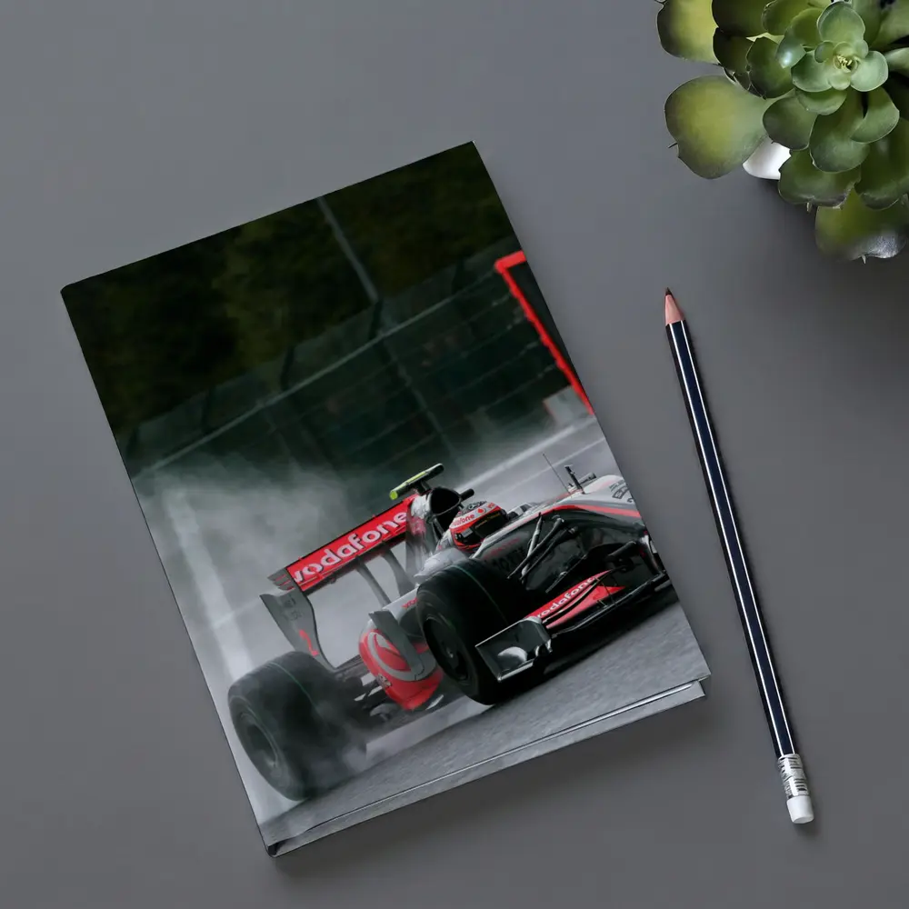 McLaren MP4 Formula One Wet Race Track – Notebooks