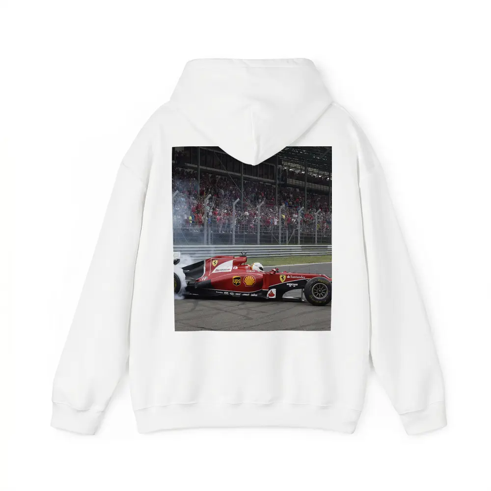 Ferrari Formula One Car Burnout Crowd – Hoodies