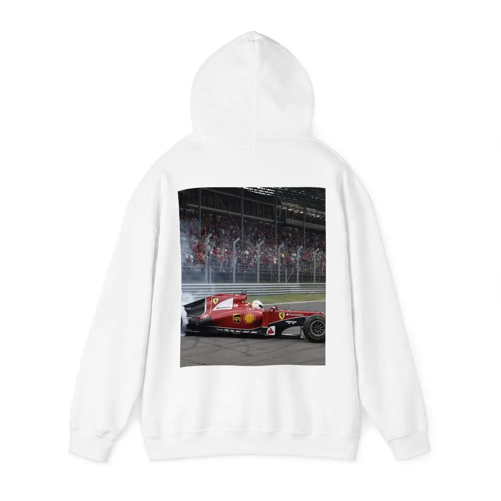 Ferrari Formula One Car Burnout Crowd – Hoodies