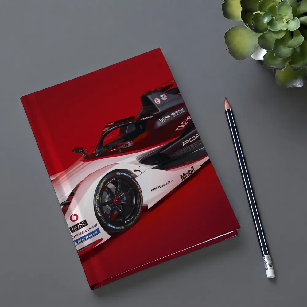 Porsche Formula E Electric Race Car Red – Notebooks