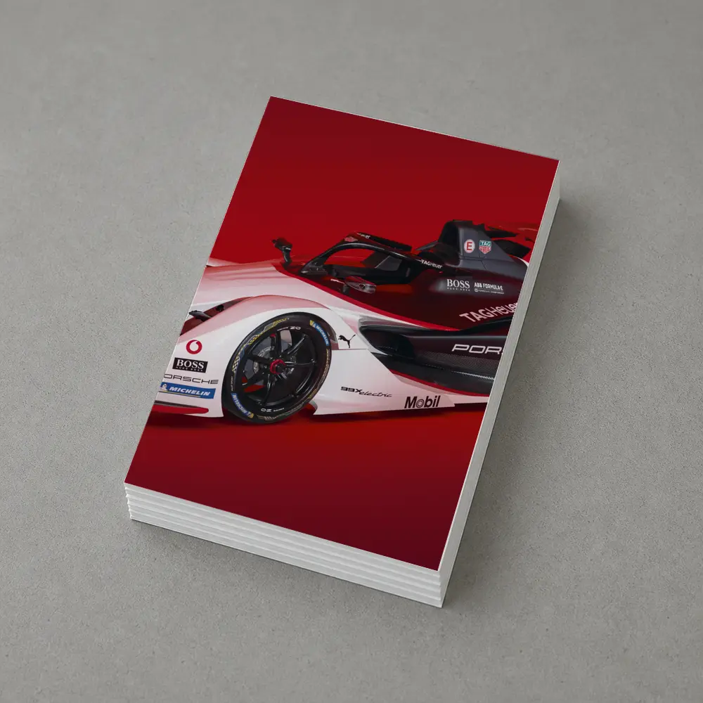 Porsche Formula E Electric Race Car Red – Postcards
