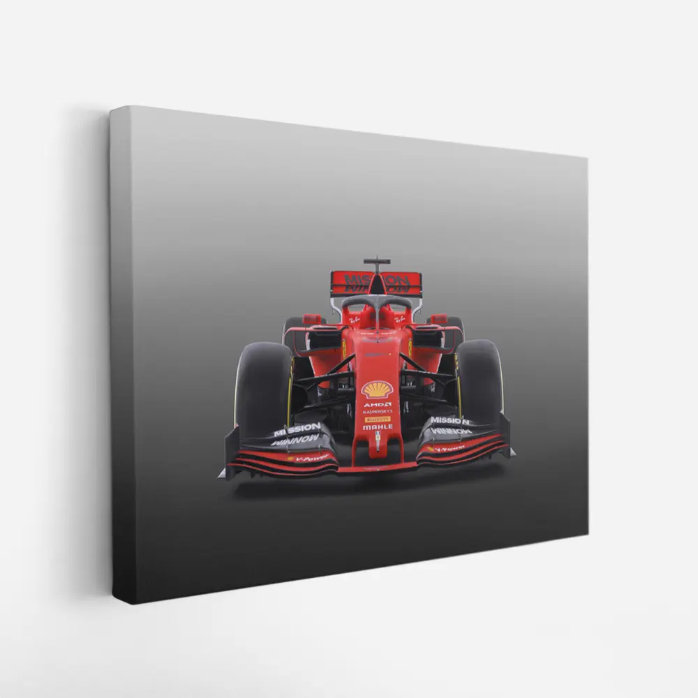 Ferrari SF90 Formula One Race Car Front – Wall Art