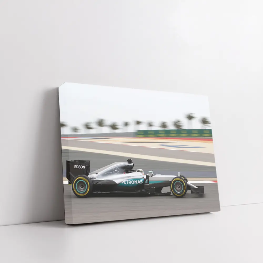 Mercedes F1 Car Bahrain Circuit Racing – Wall Art