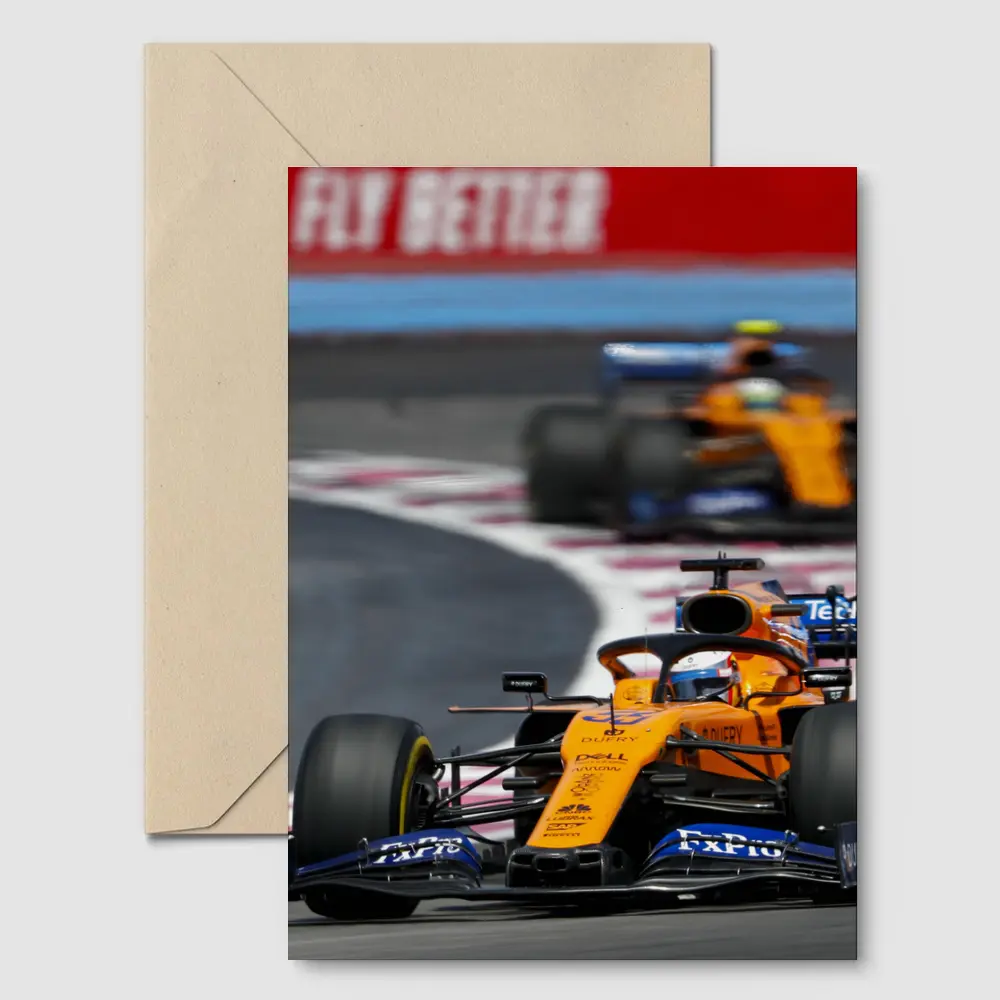 McLaren Formula One Cars Racing Circuit Track – Postcards