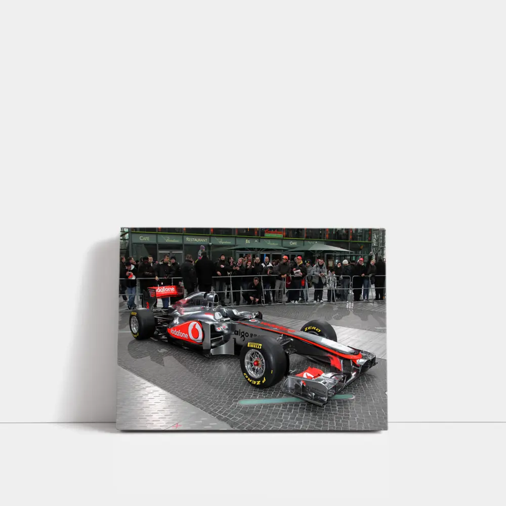 McLaren F1 Formula Race Car City Square – Wall Art