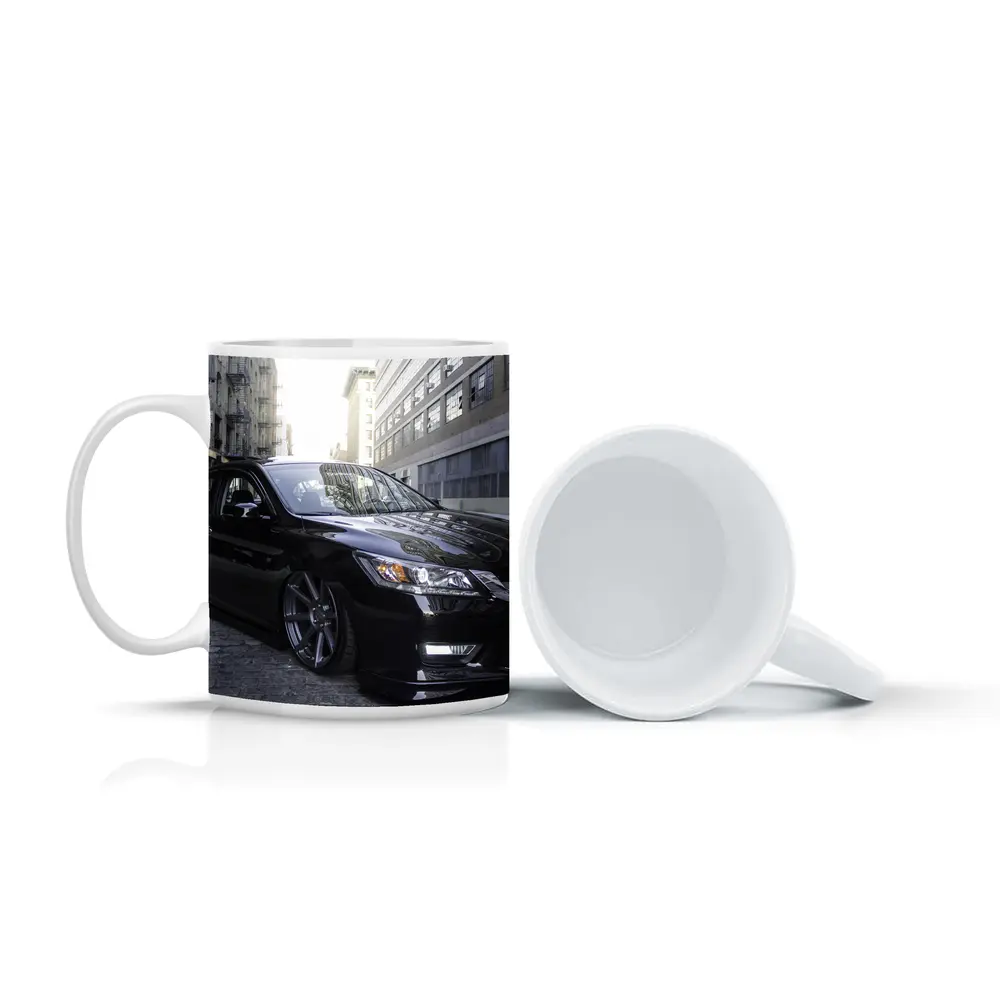 Honda Accord Slammed Black Urban Street – Mugs