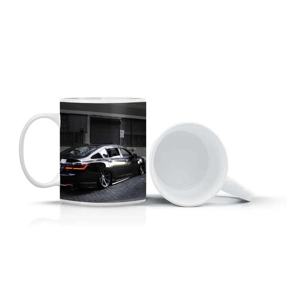 Honda Accord Slammed Black Urban Street – Mugs