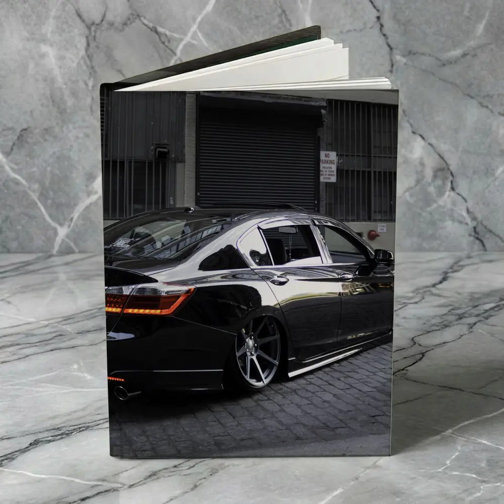 Honda Accord Slammed Black Urban Street – Notebooks