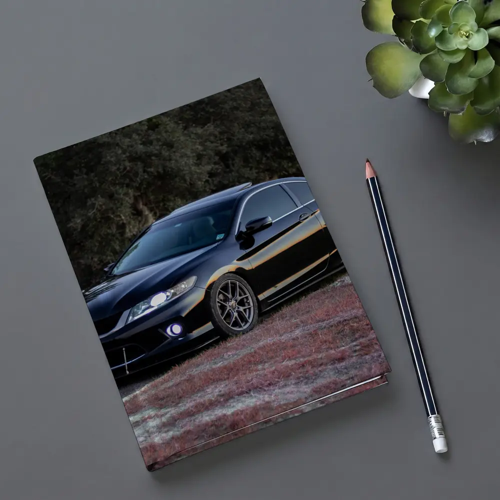 Honda Accord Coupe Black Street Scene – Notebooks