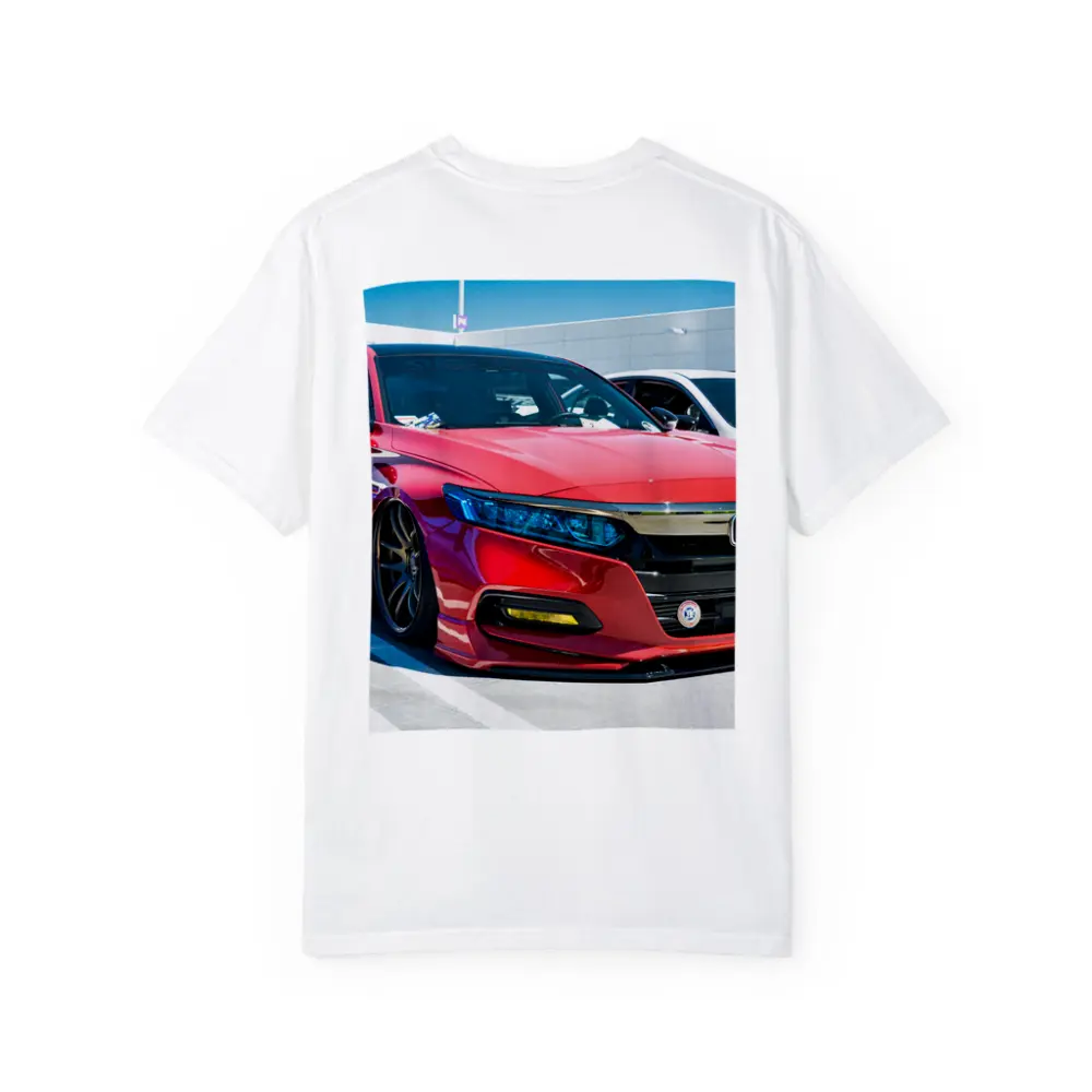 Honda Accord Slammed Red Car Show – T-Shirts