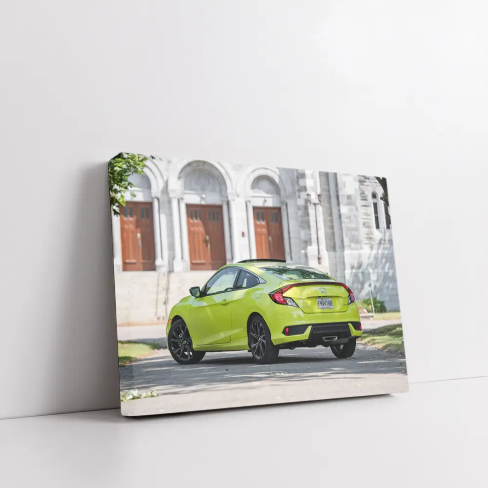 Honda Civic Sport Coupe Church Background – Wall Art
