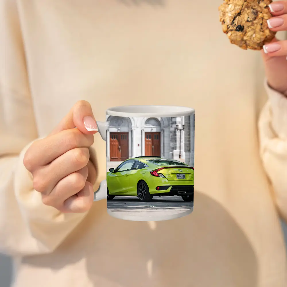 Honda Civic Sport Coupe Church Background – Mugs