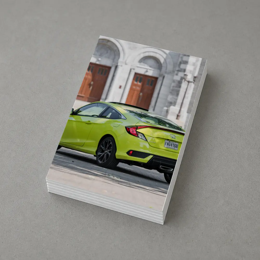 Honda Civic Sport Coupe Church Background – Postcards