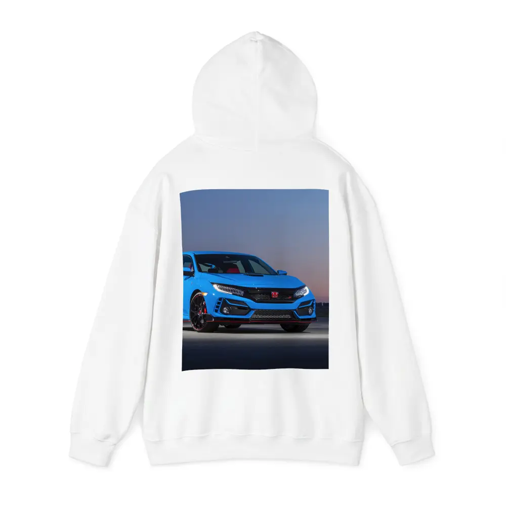 Honda Civic Type R Blue Dusk Setting – Hoodies