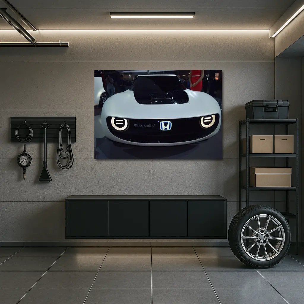 Honda EV Concept Electric Sport Car Front – Wall Art