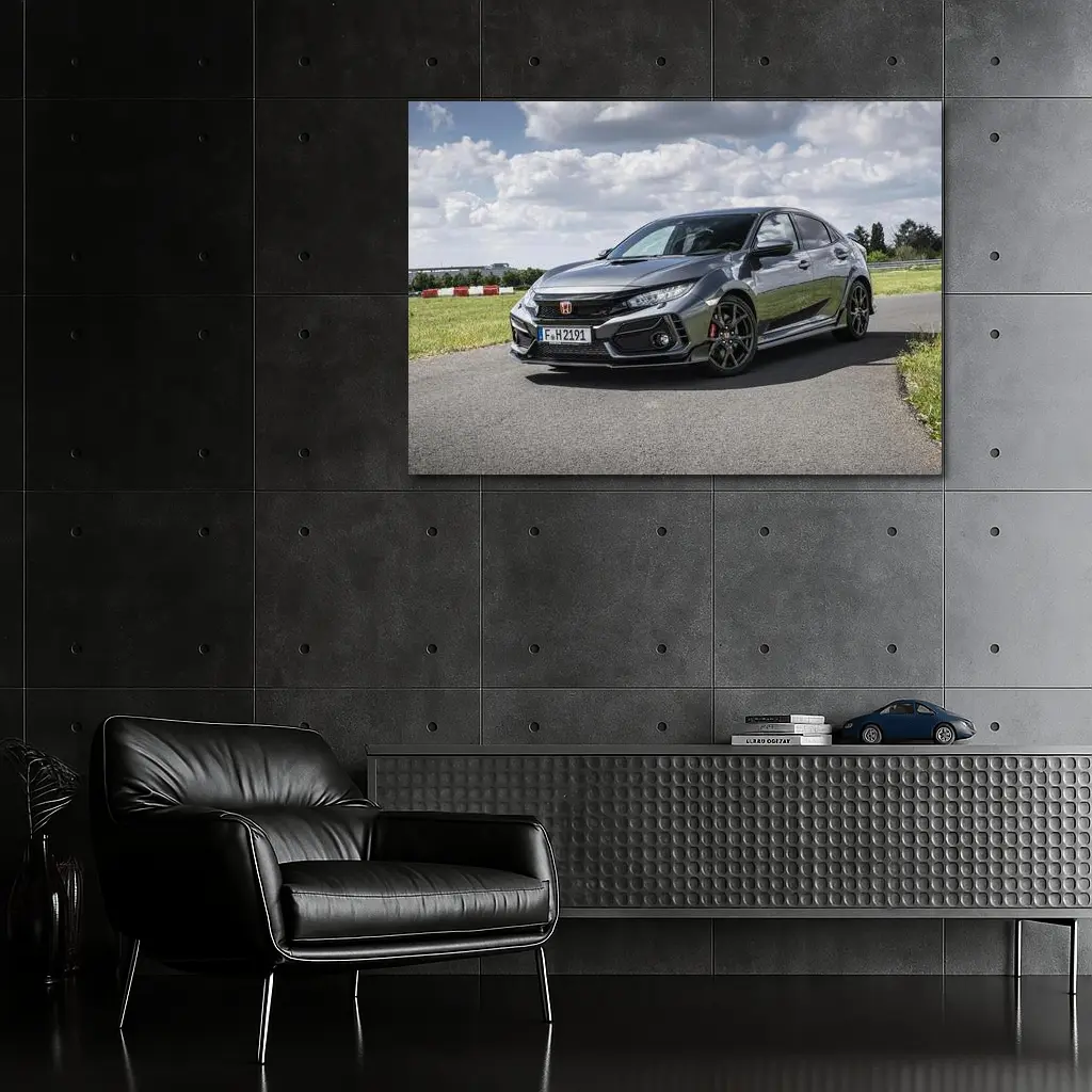 Honda Civic Type R Dark Track Setting – Wall Art