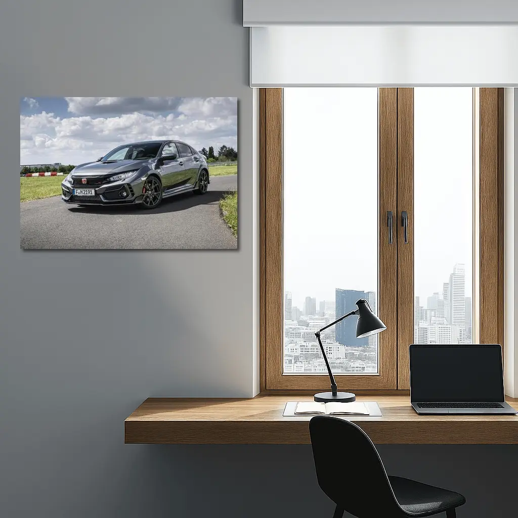 Honda Civic Type R Dark Track Setting – Wall Art