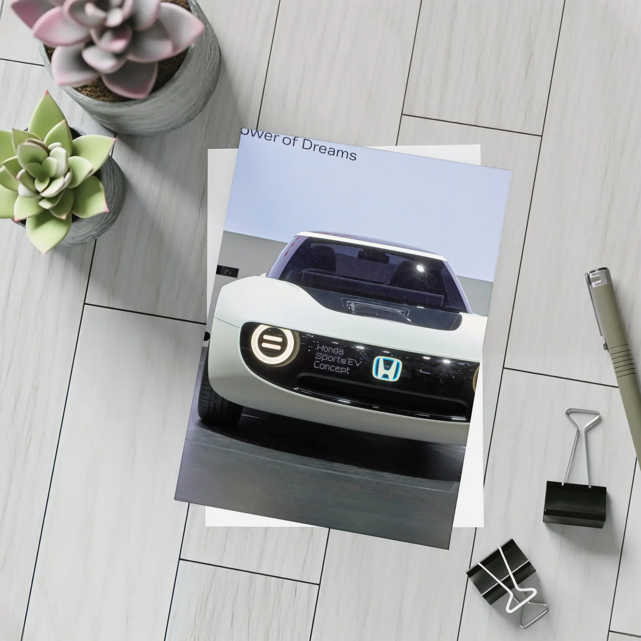 Honda Sports EV Concept Car Show Display – Postcards