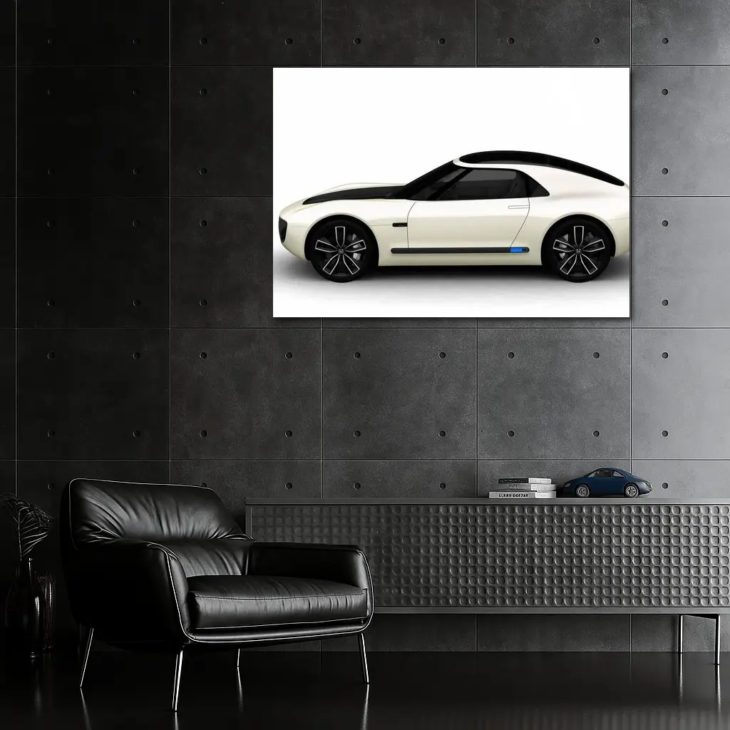 Honda Sports EV Concept White Side View – Wall Art