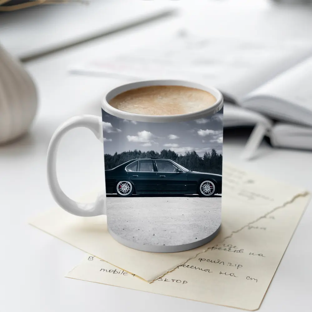 BMW E34 Slammed Stance Open Field – Mugs