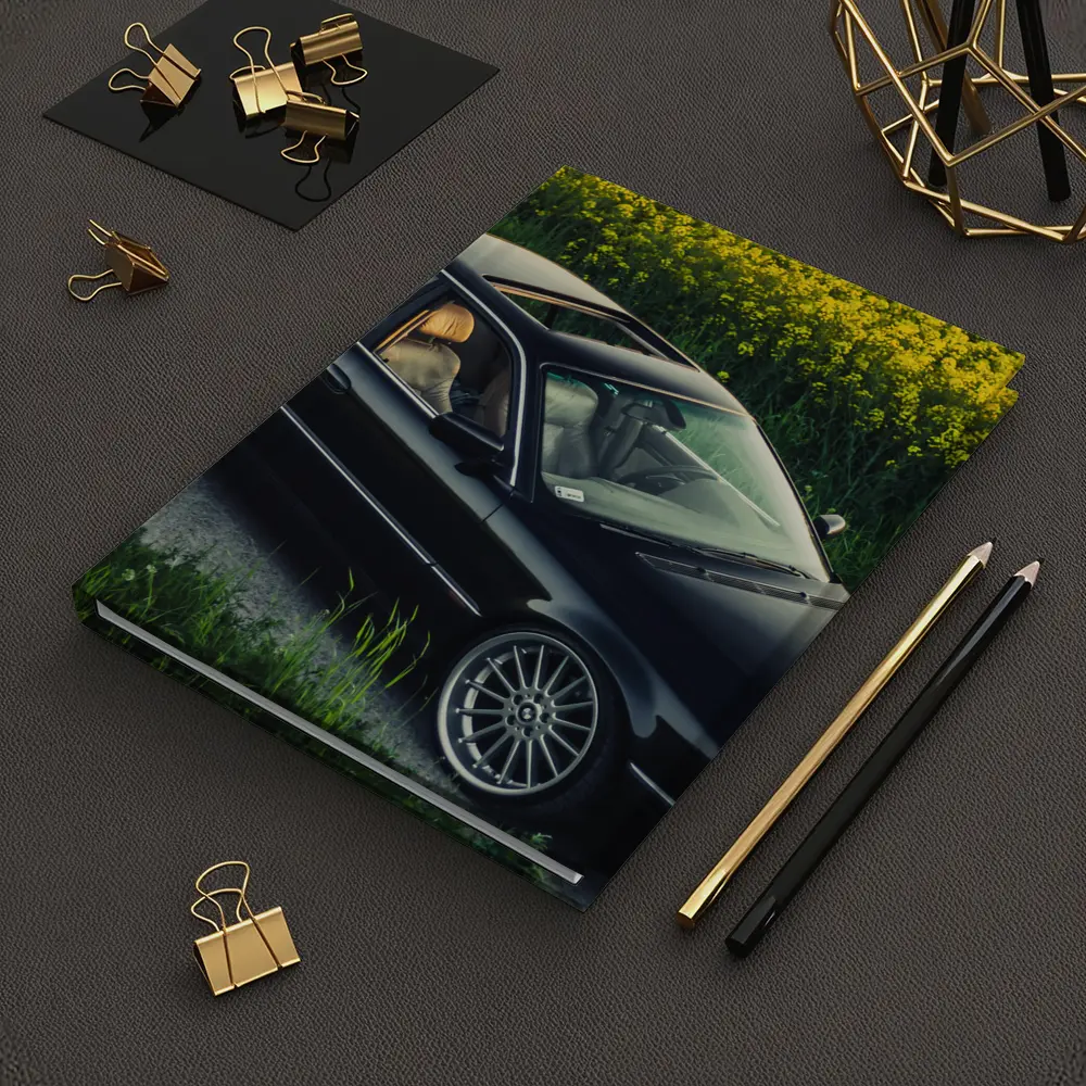 BMW 7 Series E38 Black Rapeseed Field – Notebooks