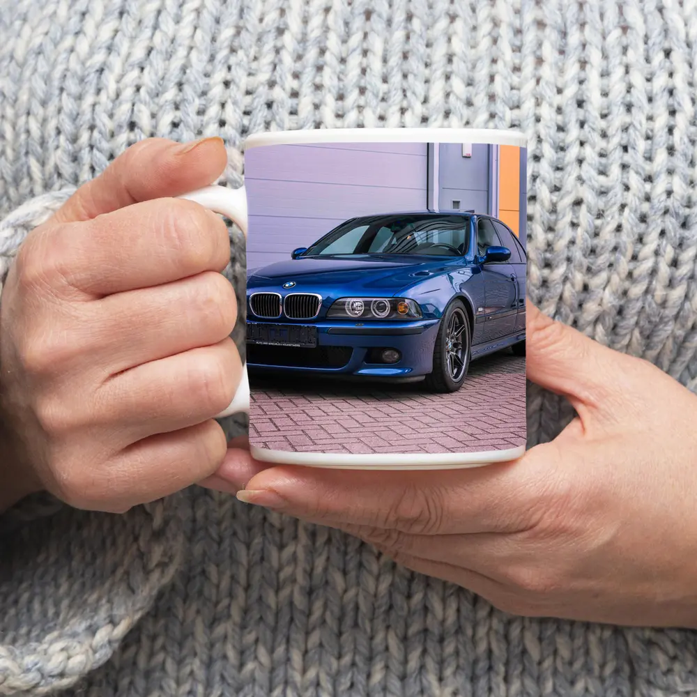 BMW E39 M5 Le Mans Blue Parking – Mugs
