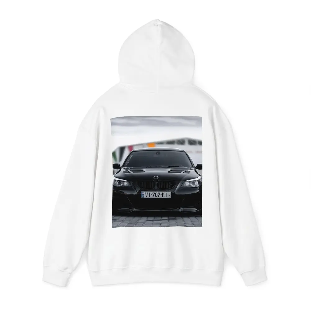 BMW M5 E60 Black Front Street View – Hoodies