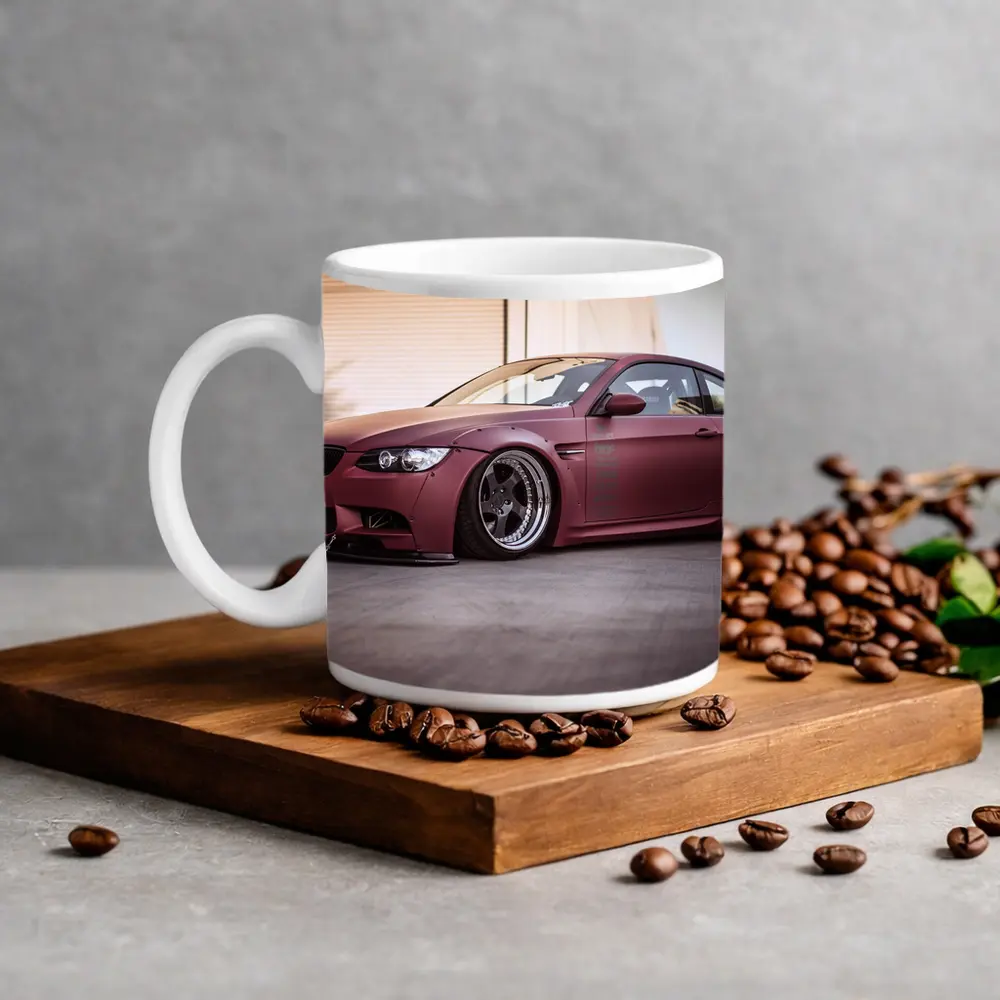BMW M3 E92 Wide Body Matte Red – Mugs
