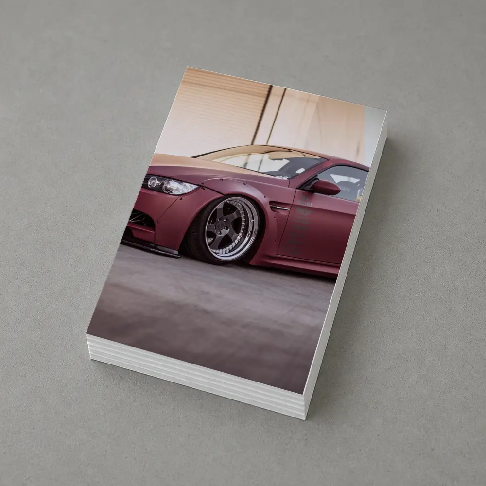 BMW M3 E92 Wide Body Matte Red – Postcards