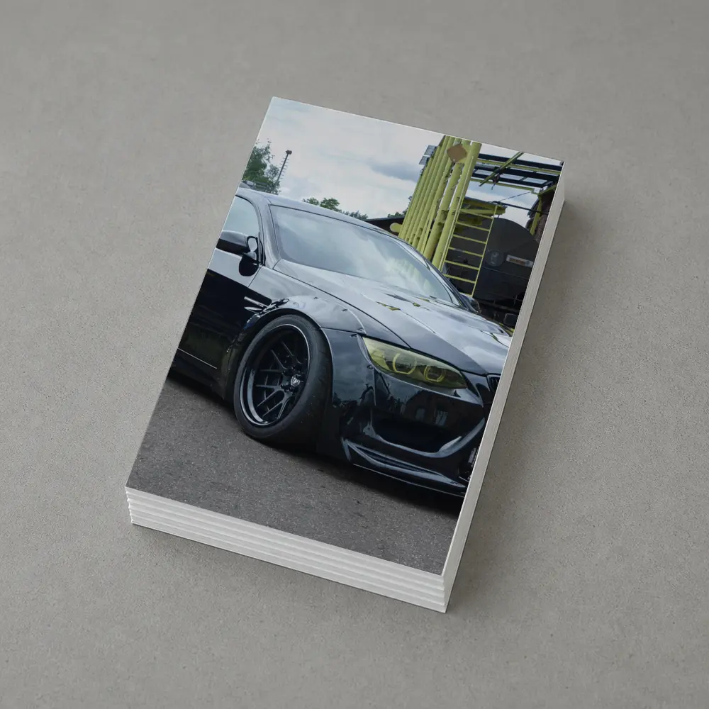 BMW M3 E92 Black Wide Body Street – Postcards