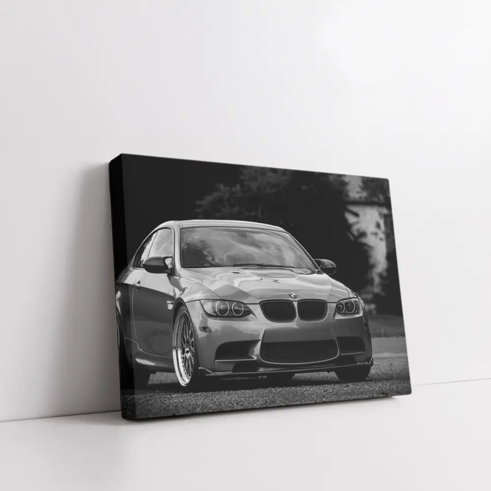 BMW M3 E92 Coupe Black and White – Wall Art