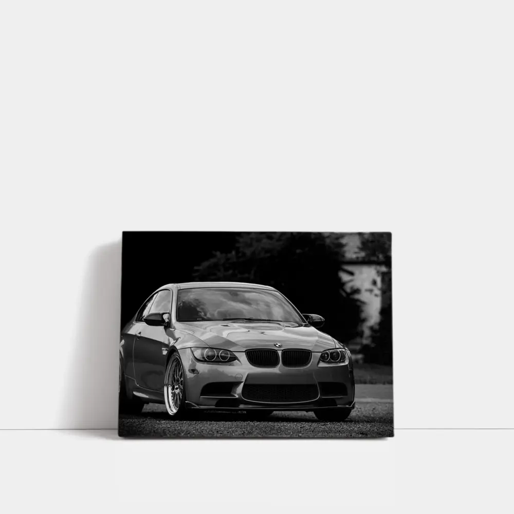 BMW M3 E92 Coupe Black and White – Wall Art