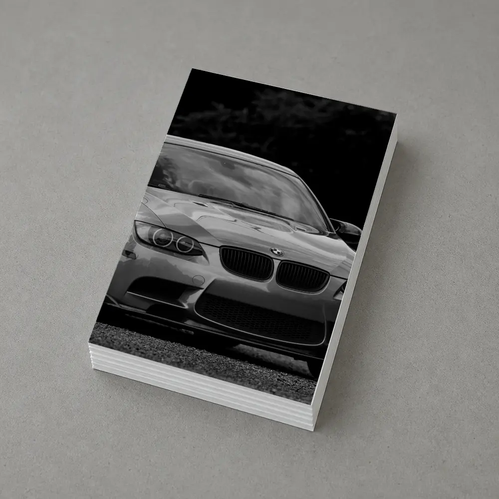 BMW M3 E92 Coupe Black and White – Postcards