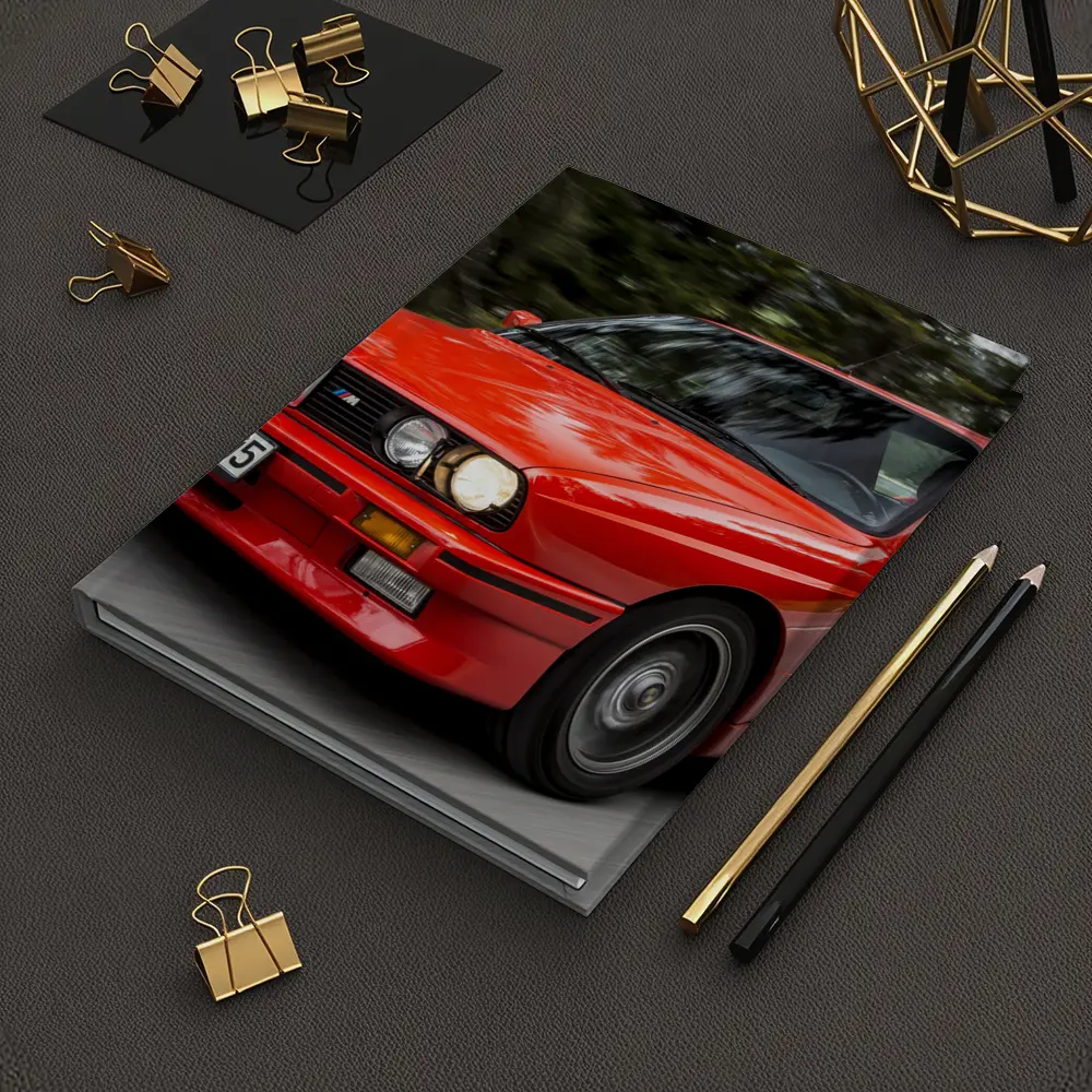 BMW M3 E30 Red Coupe Motion Shot – Notebooks