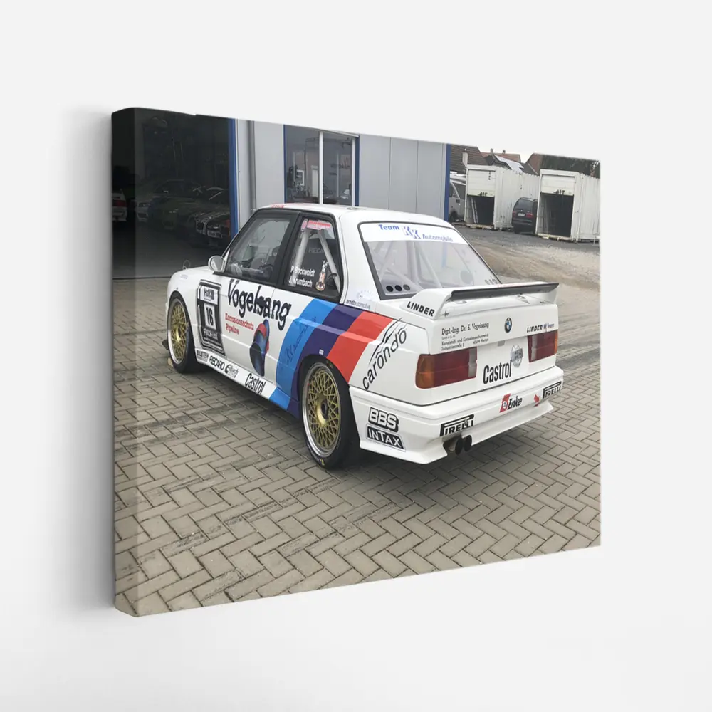 BMW M3 E30 Race Car Paddock – Wall Art