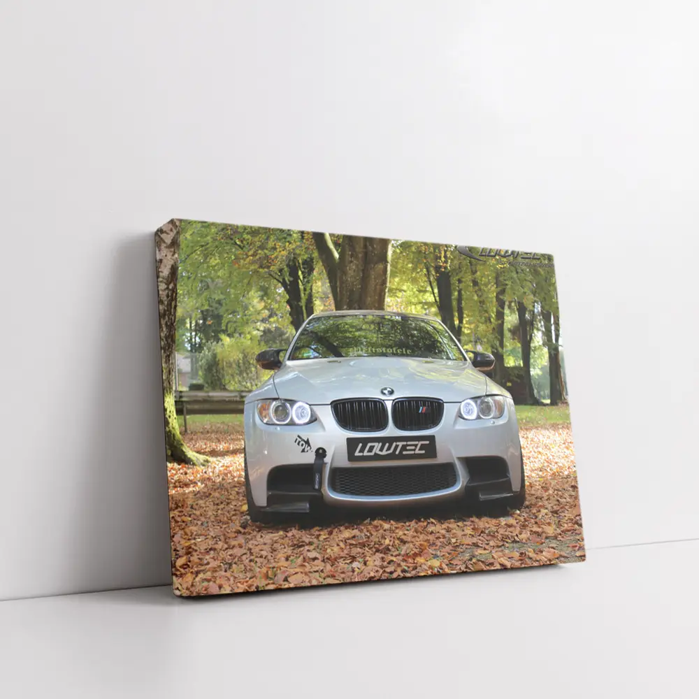 BMW M3 E92 Silver Lowered Street Build – Wall Art