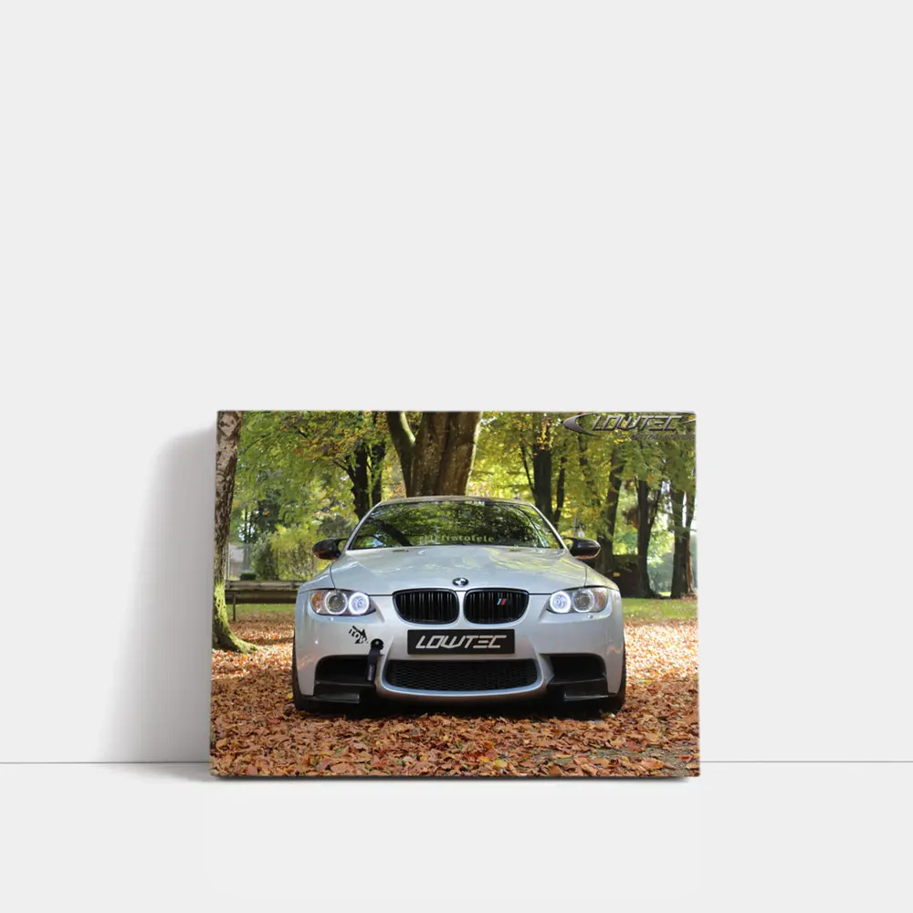 BMW M3 E92 Silver Lowered Street Build – Wall Art