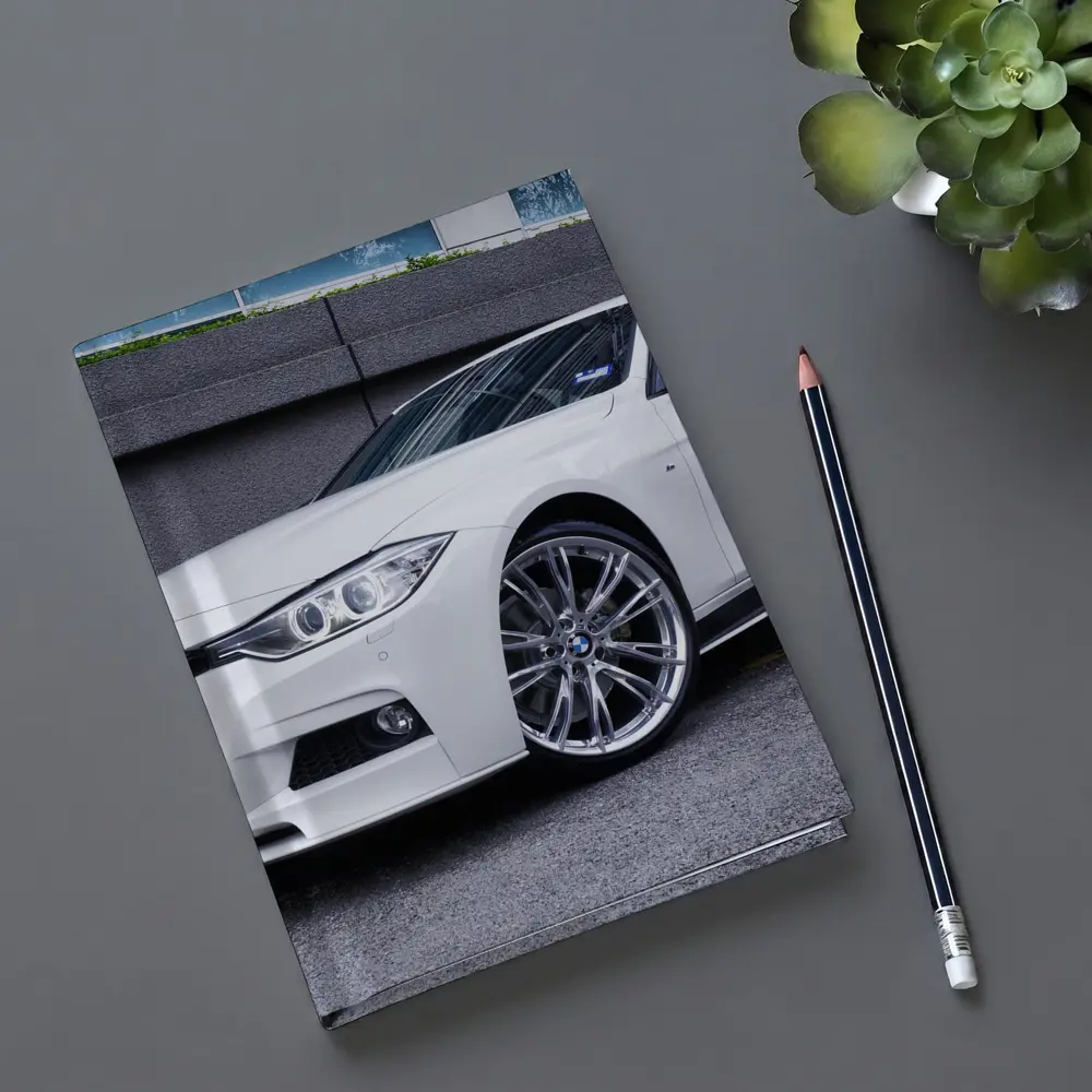 BMW 3 Series White M Performance Sedan – Notebooks