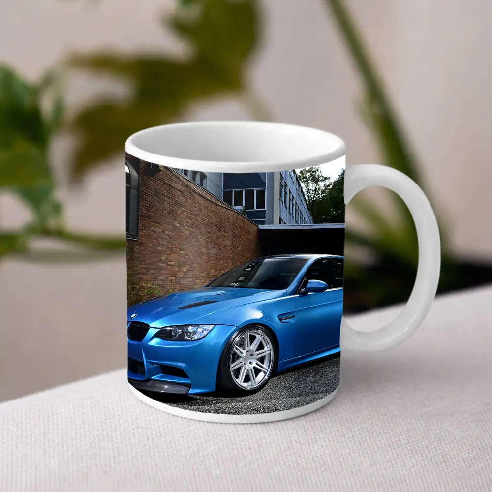 BMW M3 E92 Atlantic Blue Urban Setting – Mugs
