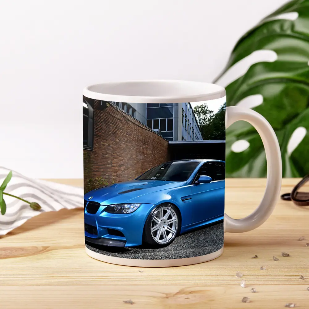 BMW M3 E92 Atlantic Blue Urban Setting – Mugs